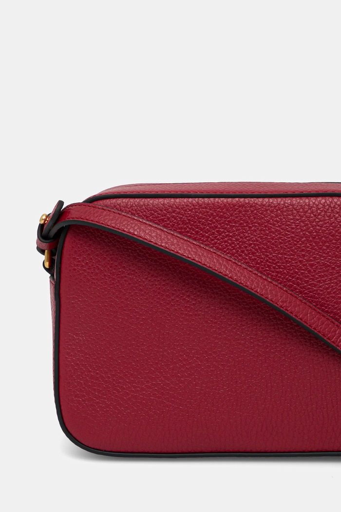 Doplňky Coccinelle crossbody kabelka dámská kožená E1.MF6.15.02.01 burgundské