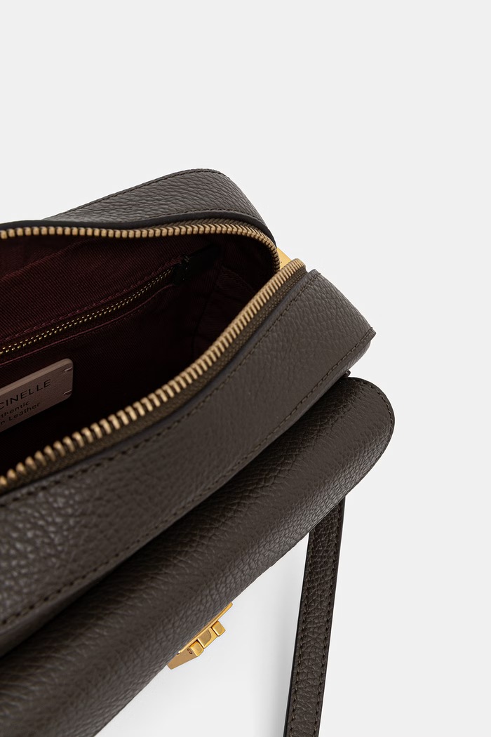 Coccinelle crossbody kabelka dámská kožená E1.MF6.15.02.01 zelená