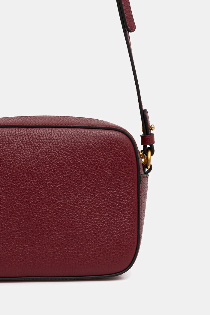 Accesorii Coccinelle Geantă crossbody pentru femei din piele E1.MF6.15.02.01 burgundia