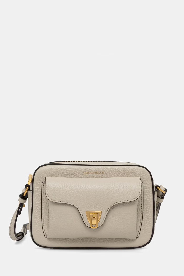 Coccinelle torebka crossbody damska skórzana beżowy E1.MF6.55.04.01