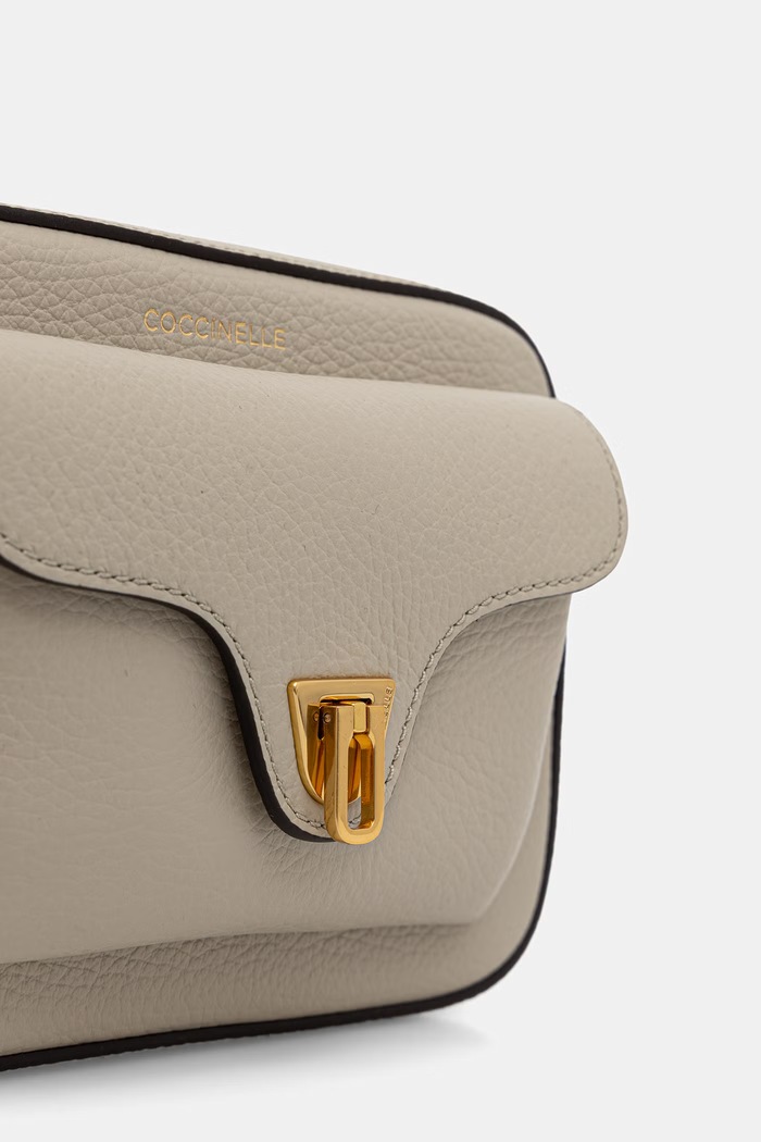 Coccinelle torebka crossbody damska skórzana beżowy E1.MF6.55.04.01