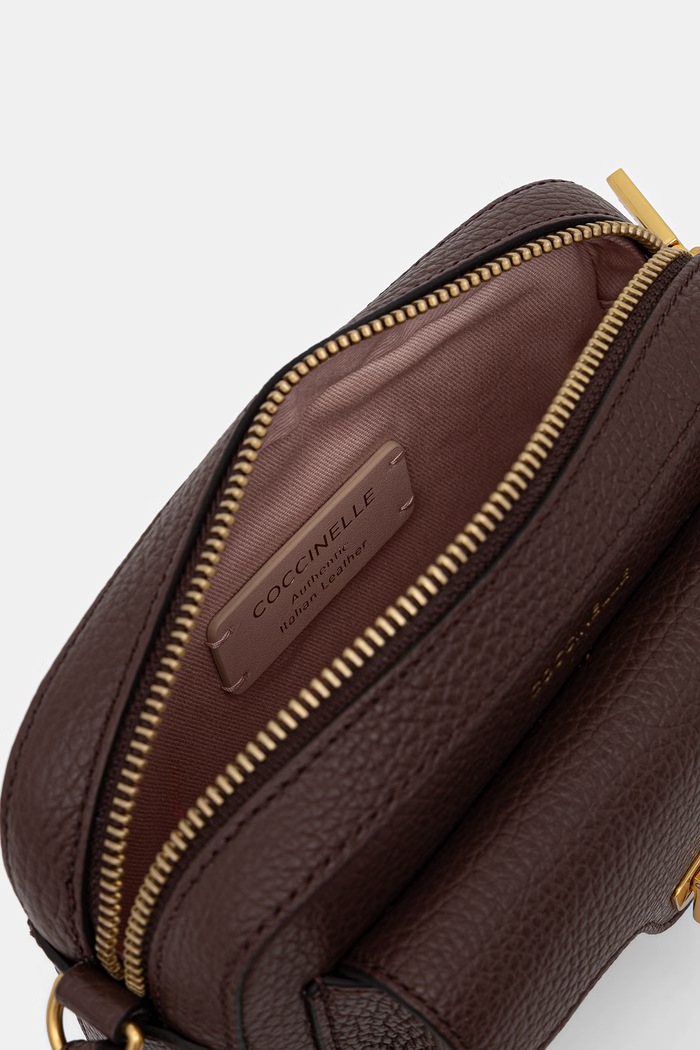 Coccinelle torebka crossbody damska skórzana E1.MF6.55.04.01 czerwony