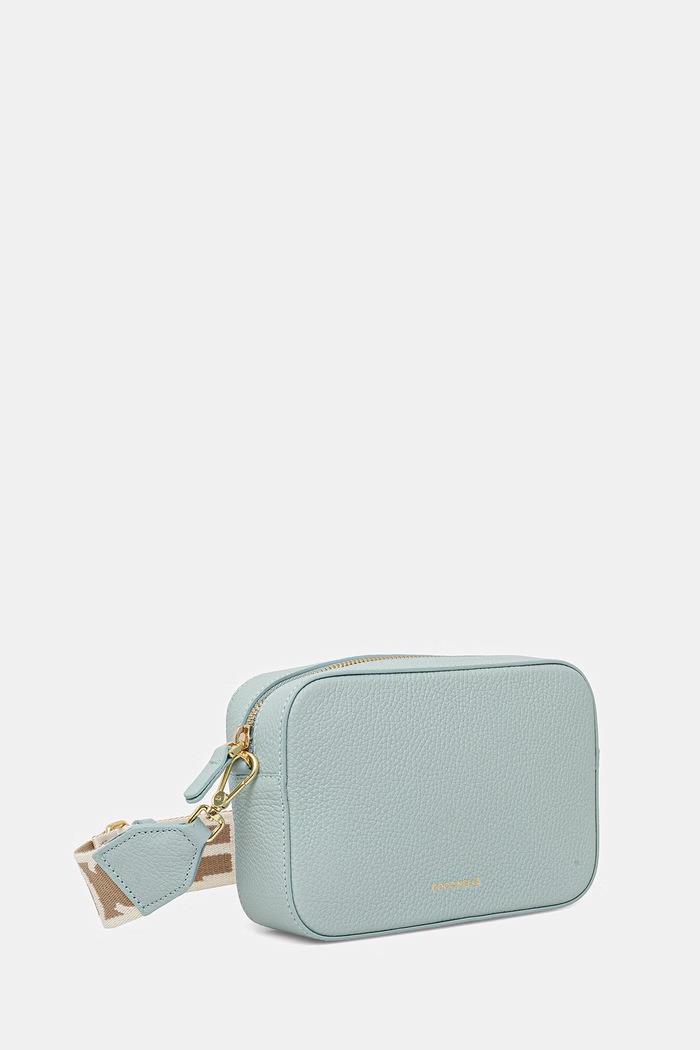 Coccinelle geantă crossbody pentru femei din piele E5.MN5.55.I1.01 turcoaz SS26