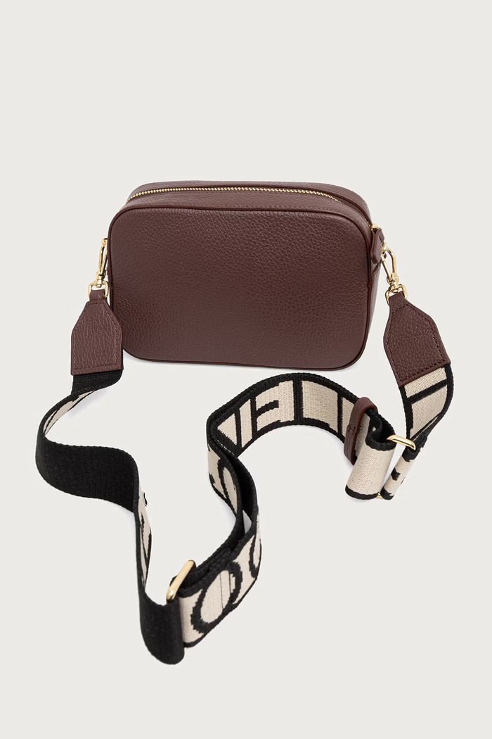 Akcesoria Coccinelle Torebka crossbody damska skórzana E5.MN5.55.I1.01 bordowy