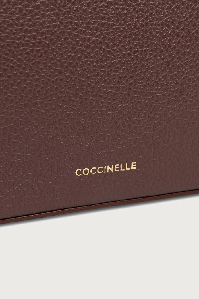Torebka crossbody damska skórzana Coccinelle E5.MN5.55.I1.01 bordowy