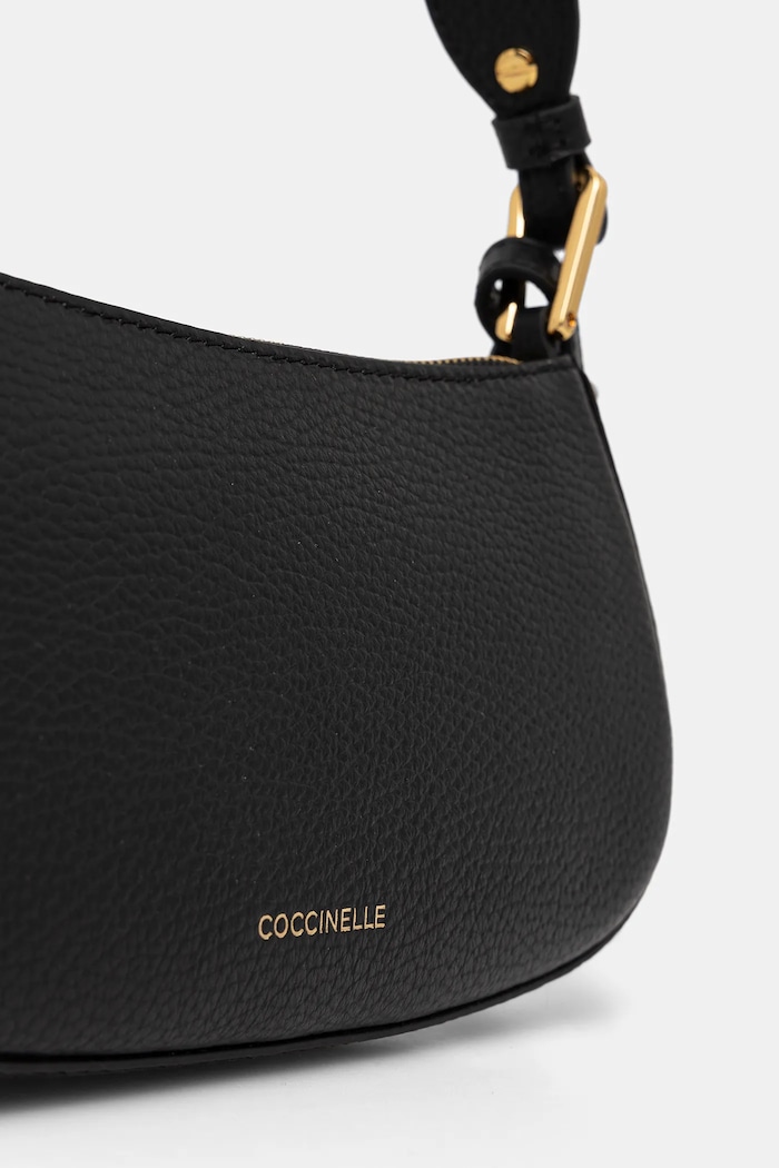 Αξεσουάρ Coccinelle baguette γυναικεία δερμάτινη E5.MRF.52.01.01 μαύρο
