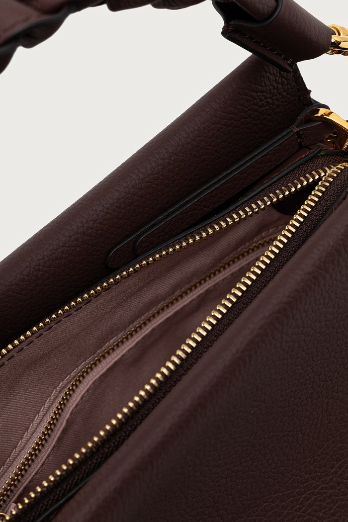 Сумка crossbody для женщин кожаная Coccinelle бордо E1.M50.58.01.01
