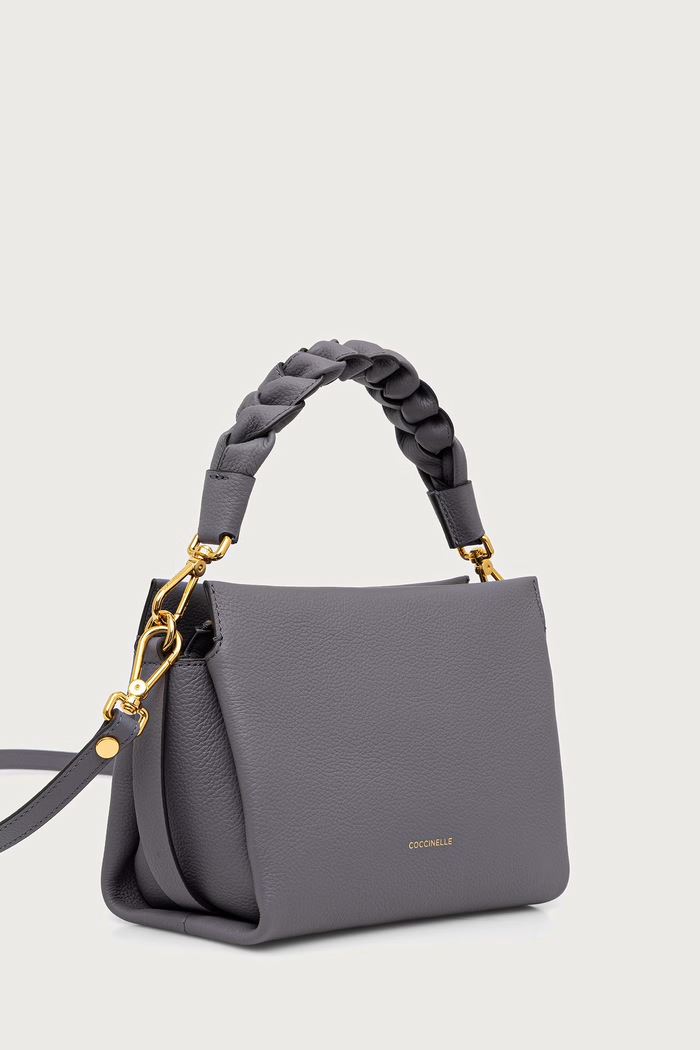 Coccinelle Сумка crossbody для женщин кожаная E1.M50.58.01.01 серый AA00