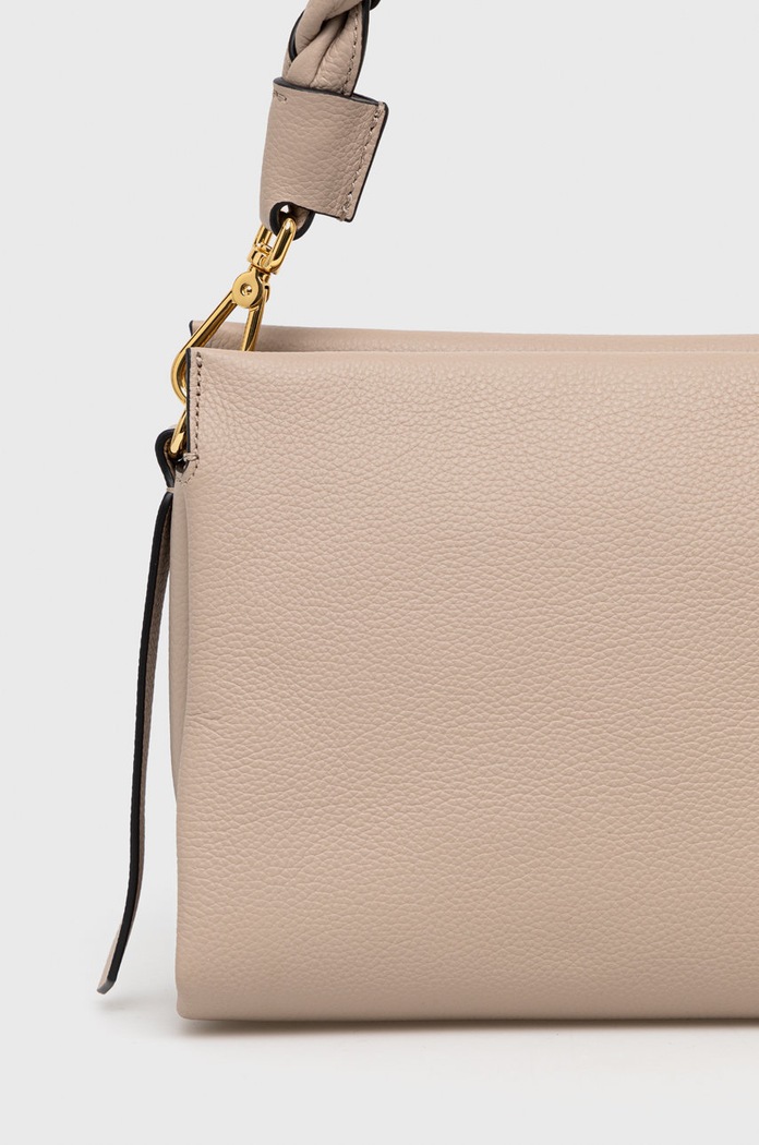 Torebka crossbody damska skórzana Coccinelle E1.M50.58.01.01 beżowy