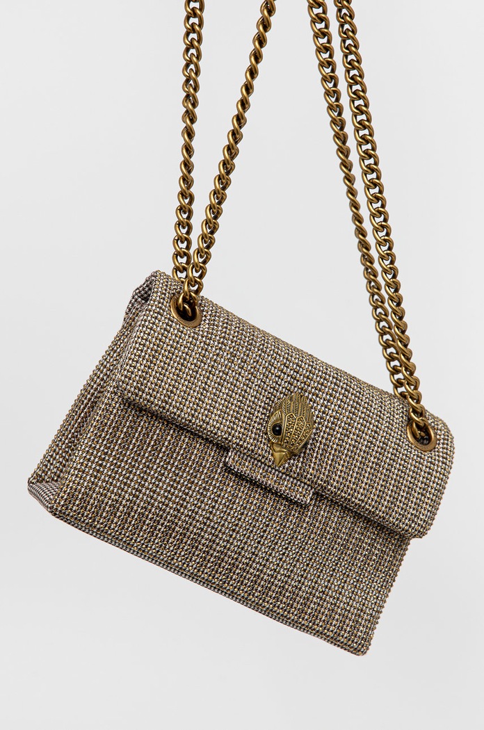 Kurt Geiger London kopertówka nie mieści A4 złoty 3036240609