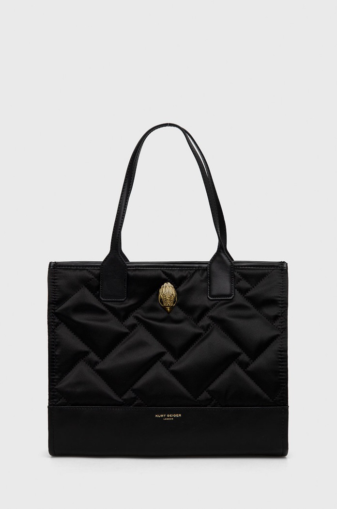 Kabelka Kurt Geiger London hladký černá 8670900229