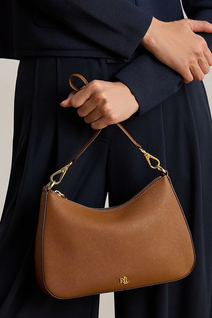 Lauren Ralph Lauren torebka skórzana 431883768007