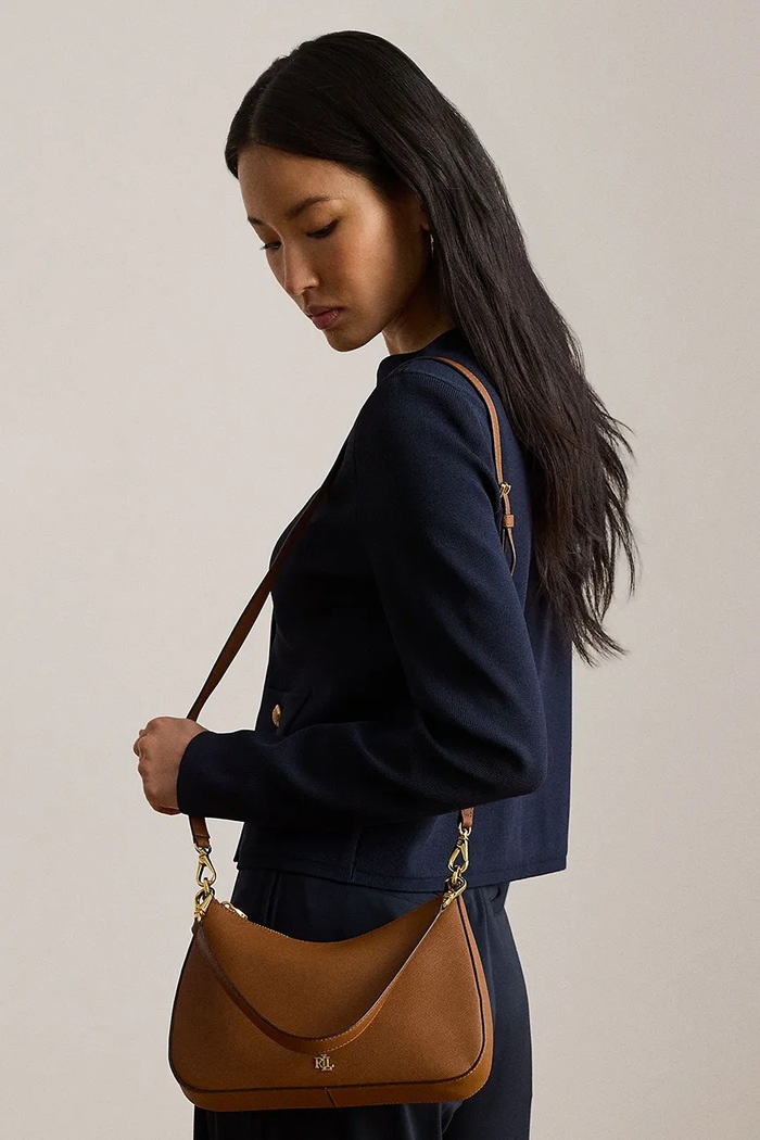 Lauren Ralph Lauren torebka skórzana 431883768007