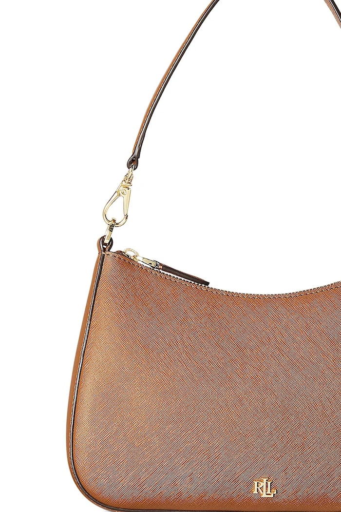 Lauren Ralph Lauren torebka skórzana 431883768007 brązowy