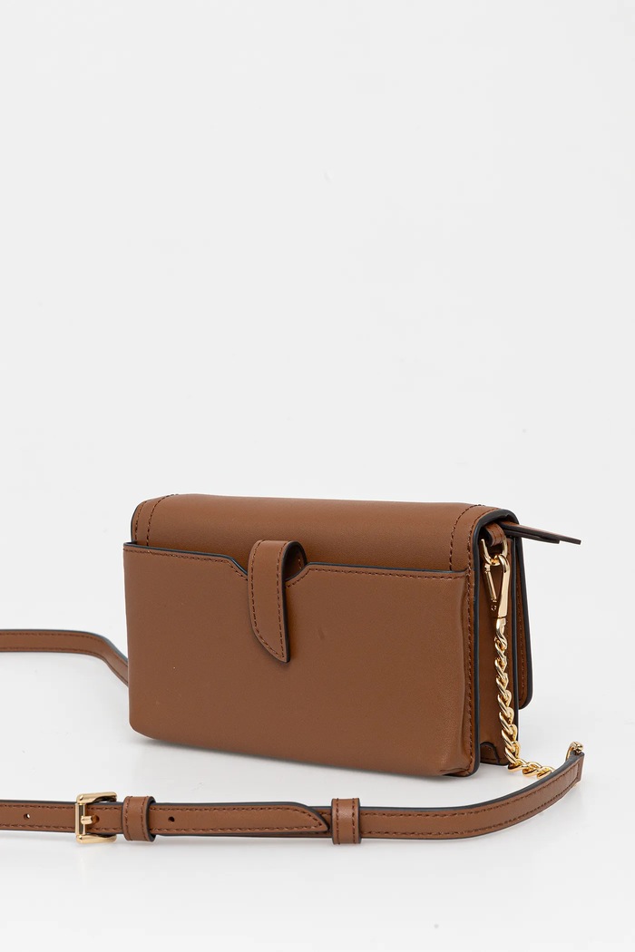 Accesorii MICHAEL Michael Kors poseta de piele 32F2G7HC1L maro