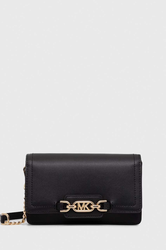 Кожена чанта MICHAEL Michael Kors гладка кожа черен 32F2G7HC1L
