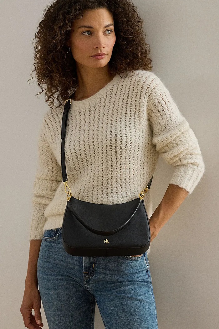 Usnjena torbica Lauren Ralph Lauren 431883768008