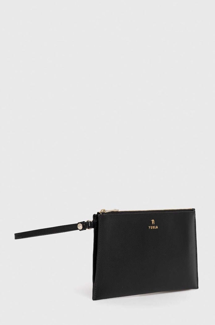 Kožené psaníčko Furla Camelia WE00451.ARE000.ARES černá SS23