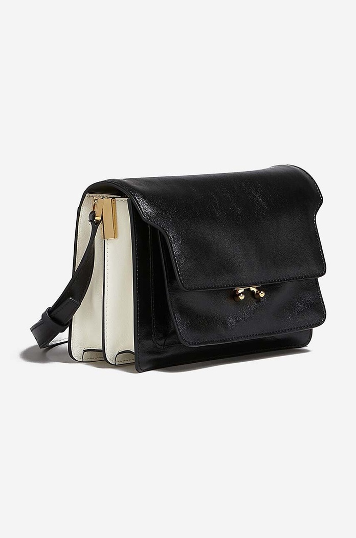 Αξεσουάρ Δερμάτινη τσάντα Marni SBMP0103U3.P2644.Z582N μαύρο