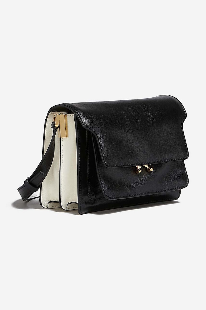 Αξεσουάρ Δερμάτινη τσάντα Marni SBMP0103U3.P2644.Z582N μαύρο