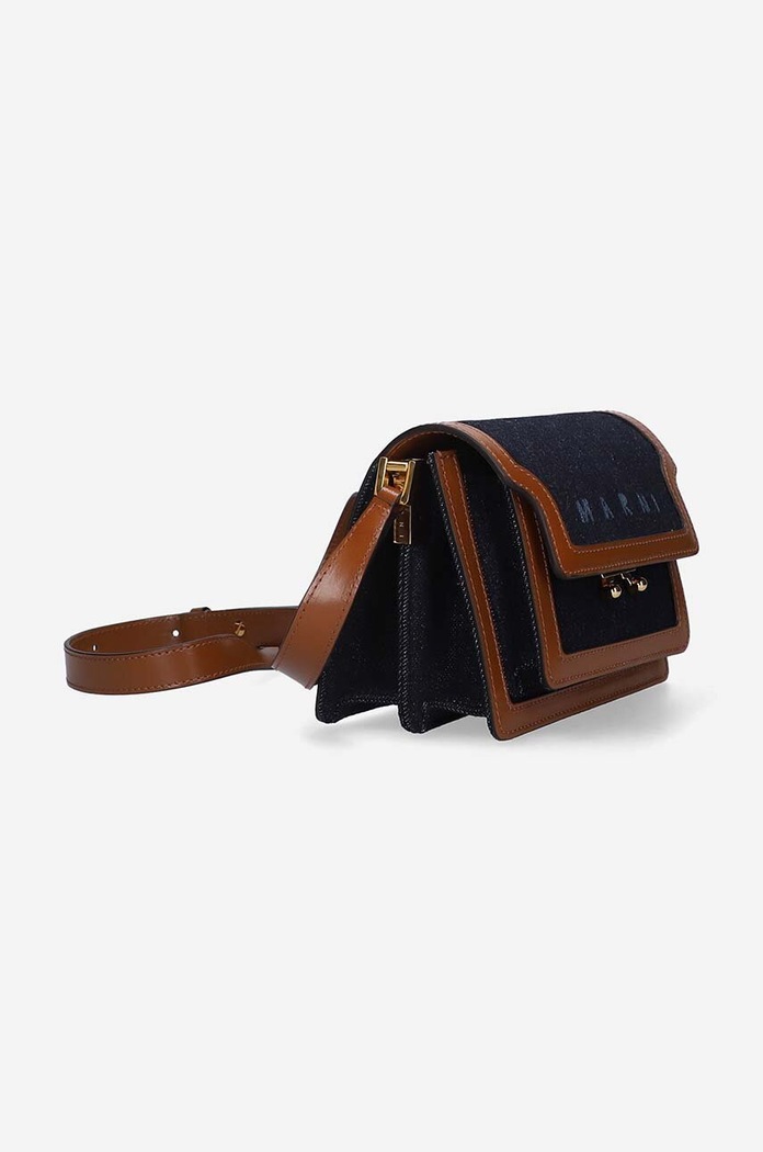 Doplňky Kabelka Marni SBMP0075L2.P4891 námořnická modř