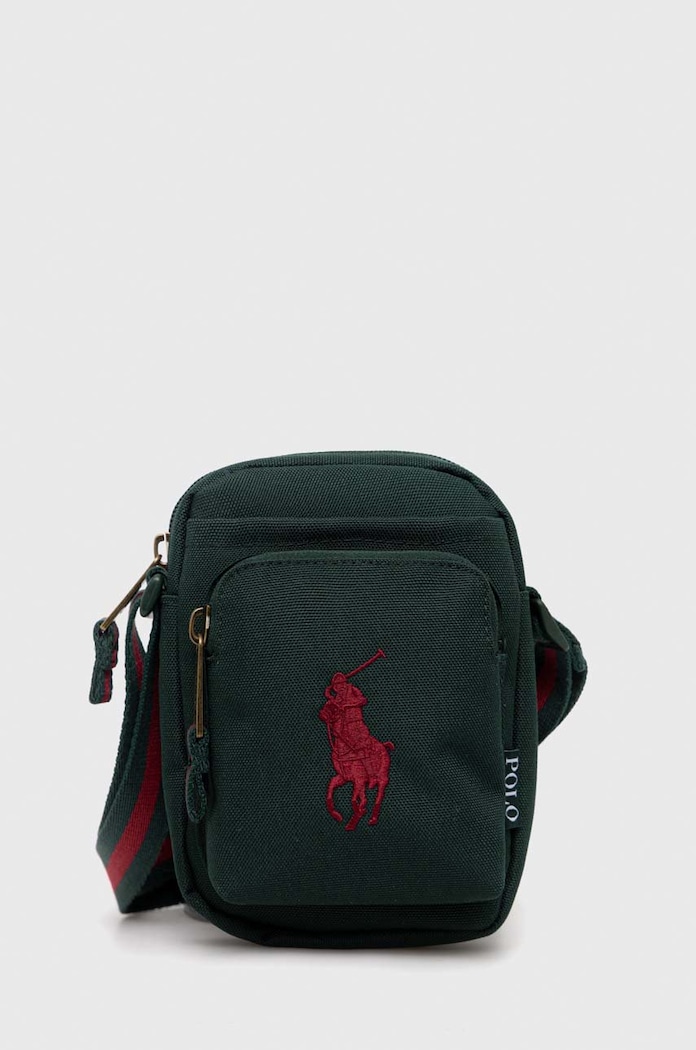 Polo Ralph Lauren saszetka dziecięca tekstylny zielony 9AR011