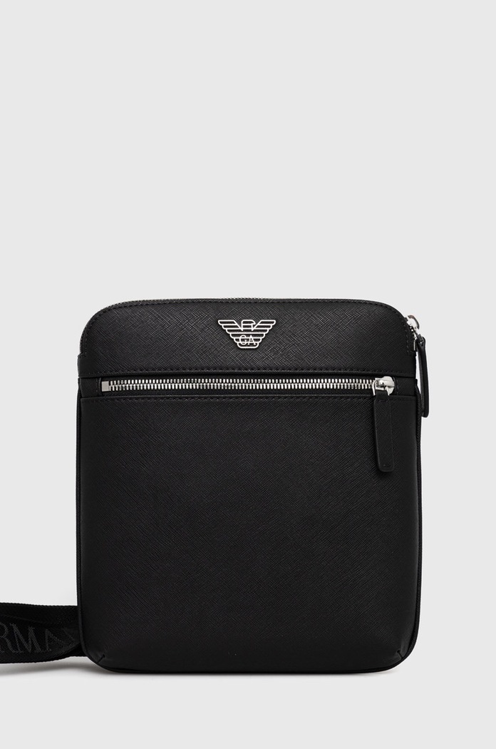 Torbica za okoli pasu Emporio Armani Ne ustreza A4 črna Y4M185.Y138E