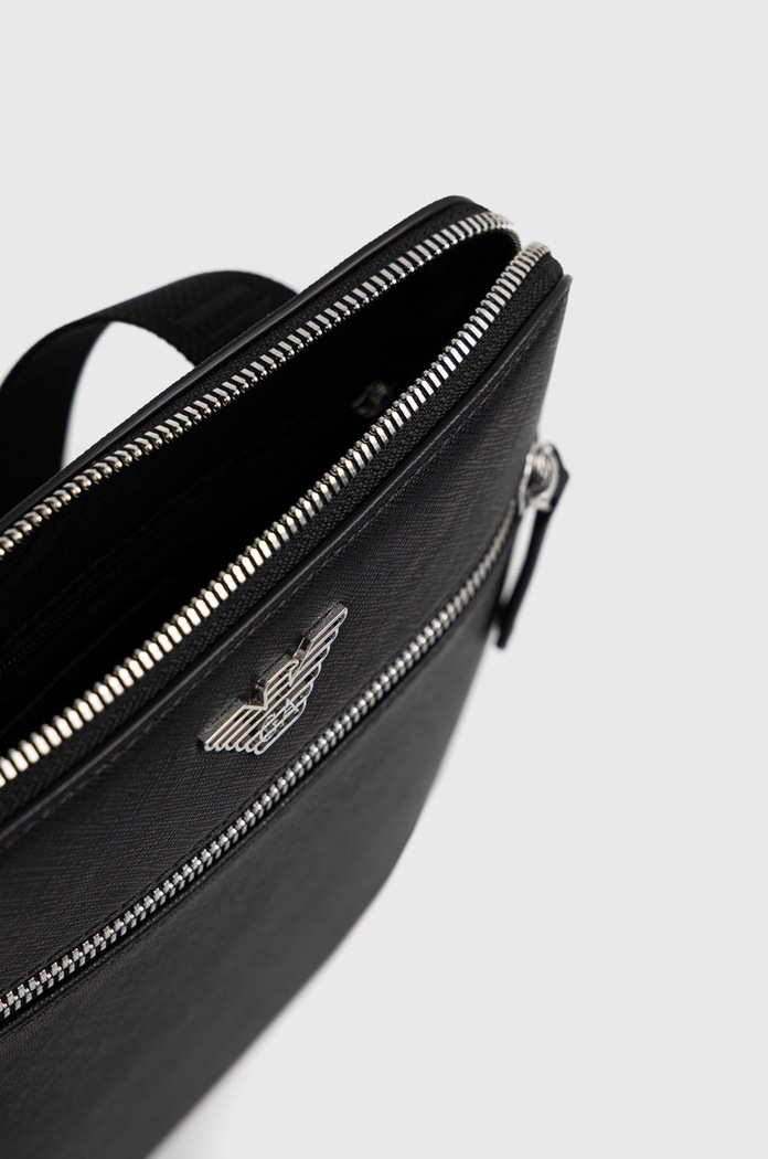Torbica za okoli pasu Emporio Armani Y4M185.Y138E črna