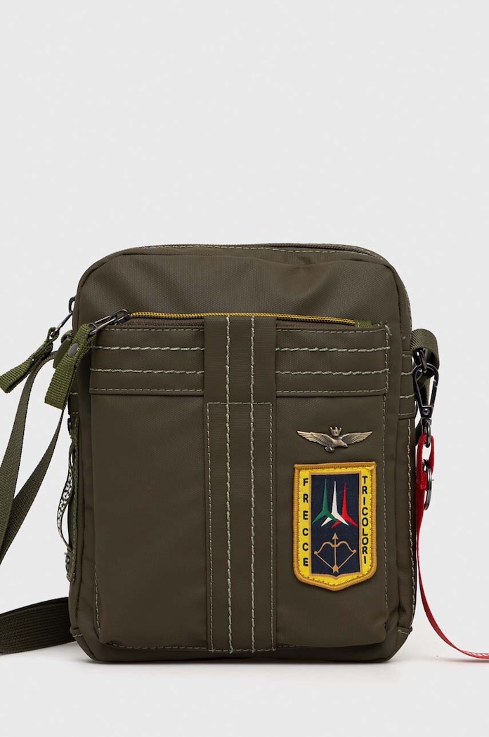 Torbica za okoli pasu Aeronautica Militare Tekstil zelena AM341