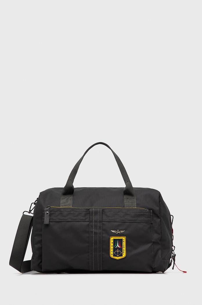 Taška Aeronautica Militare 41 x 23 x 16 cm textilný sivá AM346