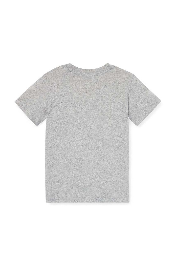 Dječja pamučna majica kratkih rukava Polo Ralph Lauren 322832904039 siva AA00
