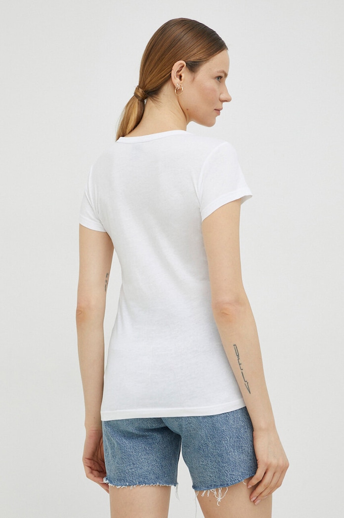 Odzież G-Star t-shirt bawełniany D21314.4107 biały
