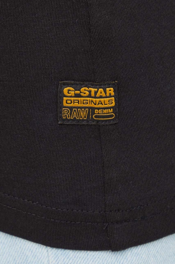 G-Star tricou din bumbac negru D21314.4107