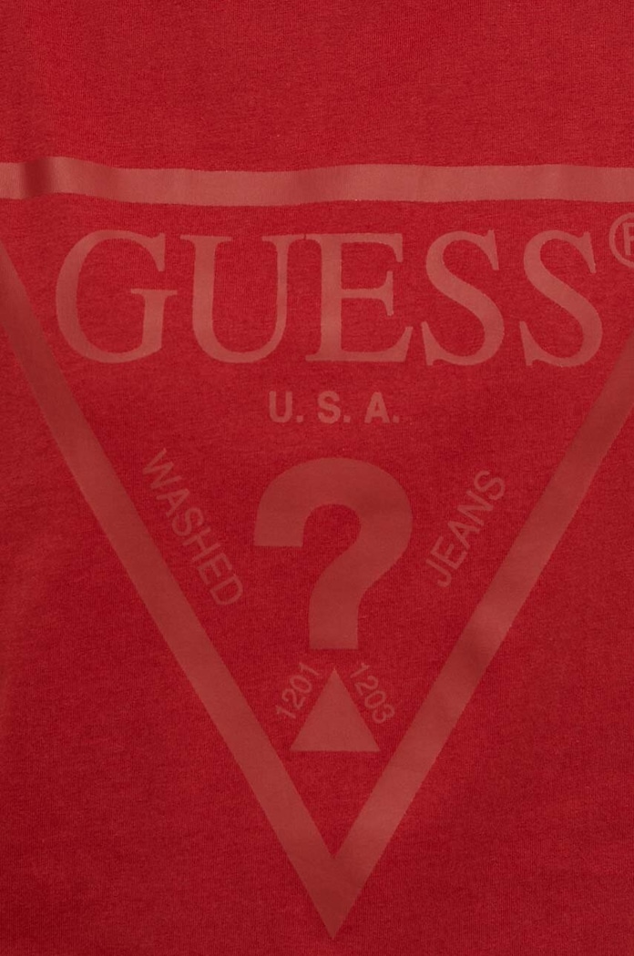 Pamučna majica Guess crvena V2YI07.K8HM0