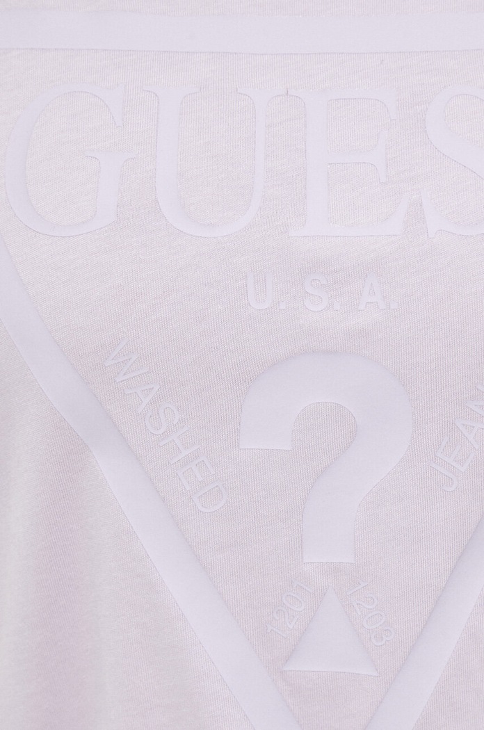 Pamučna majica Guess V2YI07.K8HM0 ljubičasta
