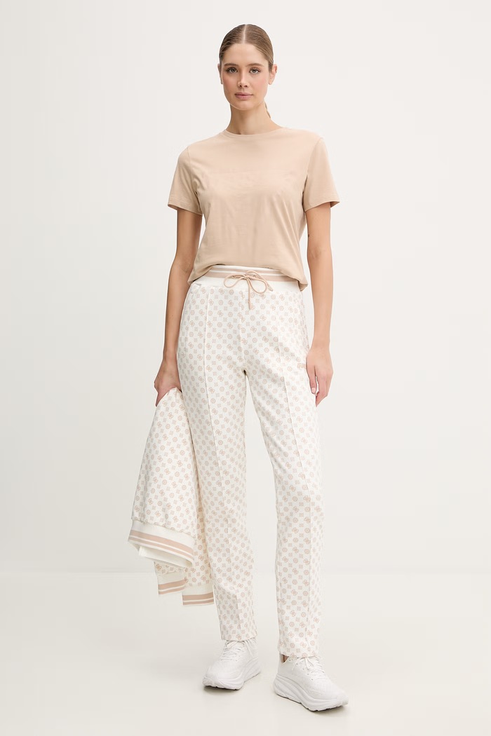 Guess tricou din bumbac ADELE V2YI07.K8HM0 bej SS26