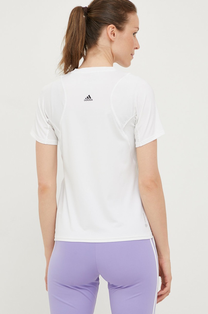 Îmbrăcăminte adidas Performance tricou de alergare Run For The Ocean HA4299 alb