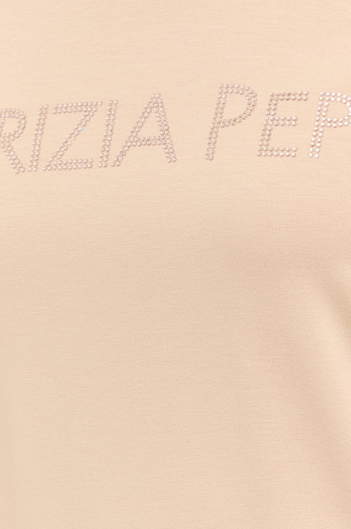 Μπλουζάκι Patrizia Pepe CM1419.J013 μπεζ