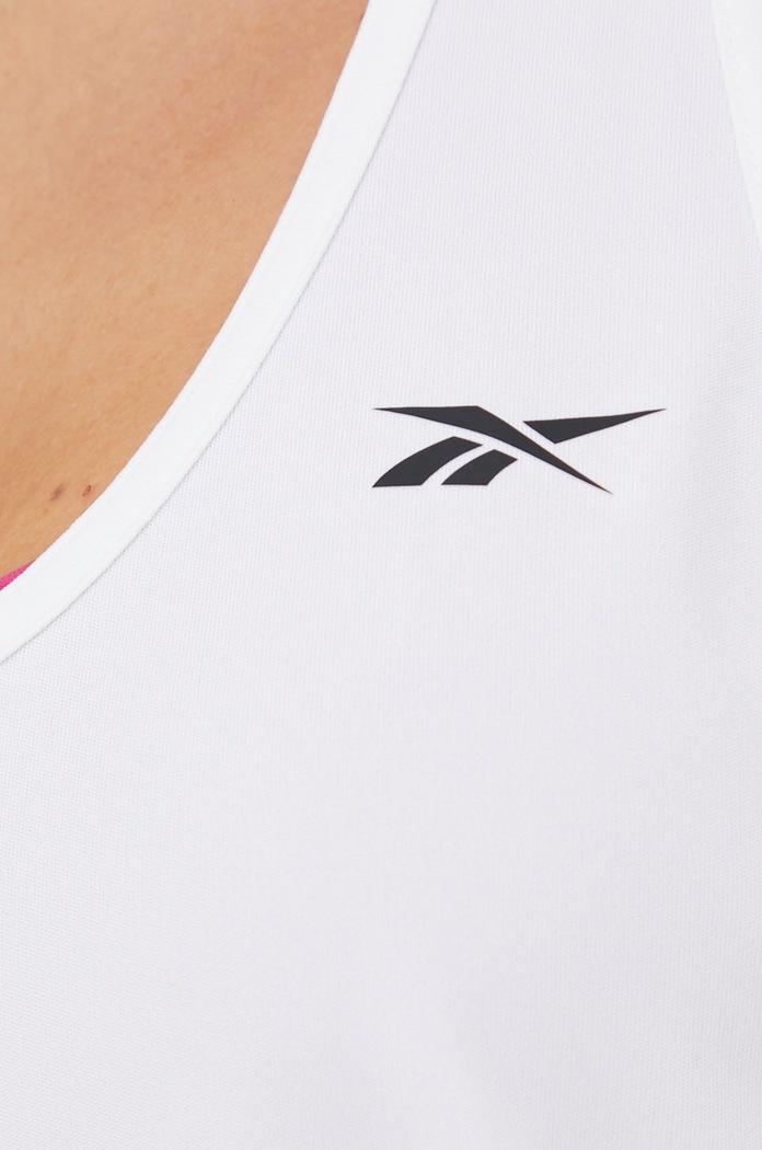 Reebok top de antrenament Workout Ready HN4376 alb