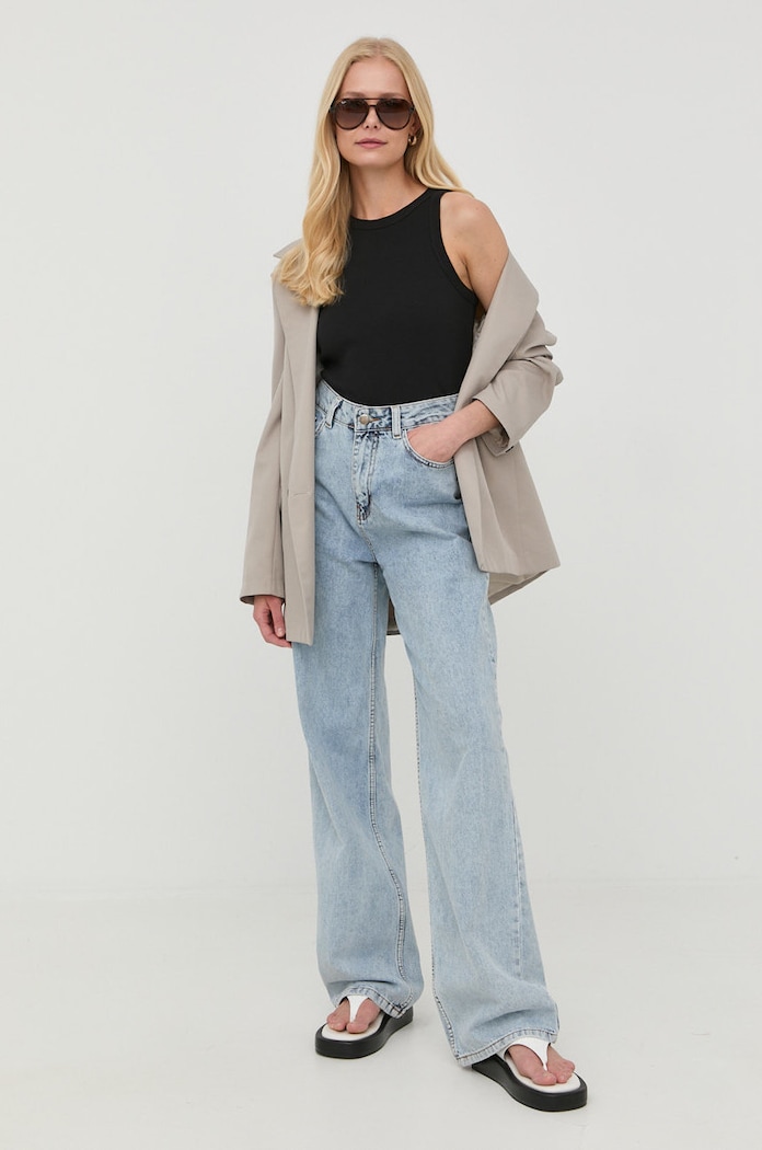 Bruuns Bazaar top BBW2378 czarny SS25