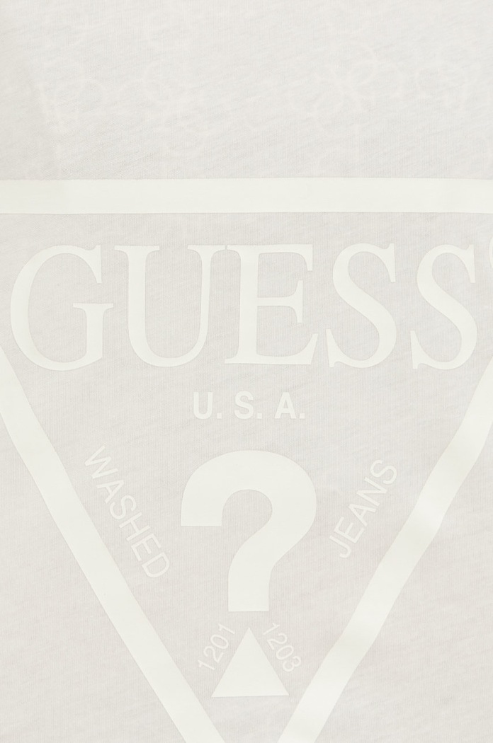 Guess t-shirt bawełniany ADELE V2YI06.K8HM0 beżowy