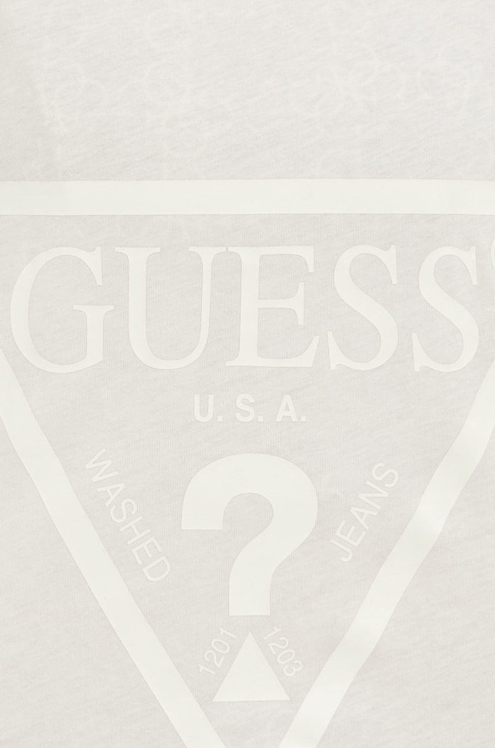 Guess t-shirt bawełniany ADELE V2YI06.K8HM0 beżowy