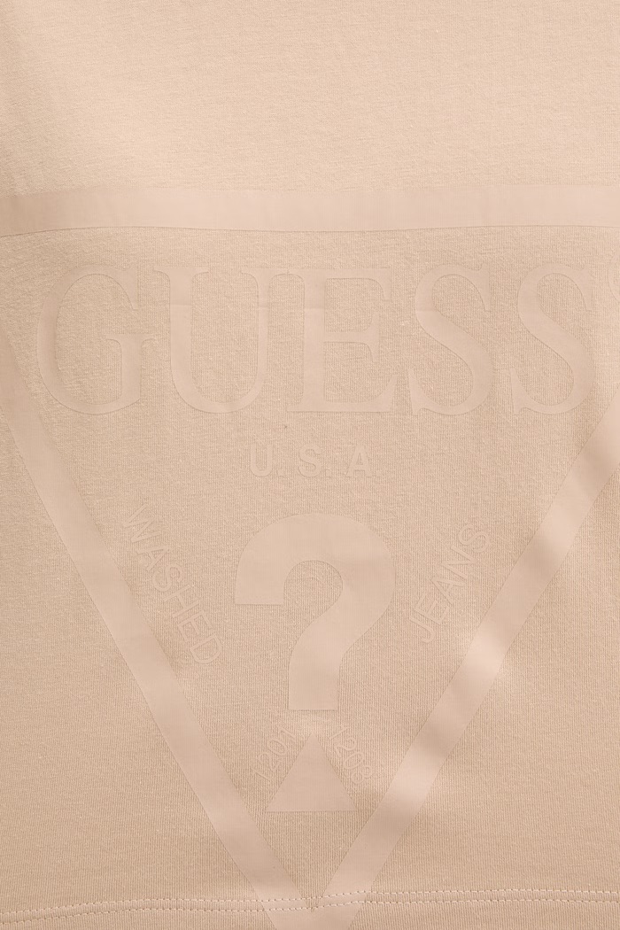 Guess t-shirt bawełniany ADELE V2YI06.K8HM0 beżowy