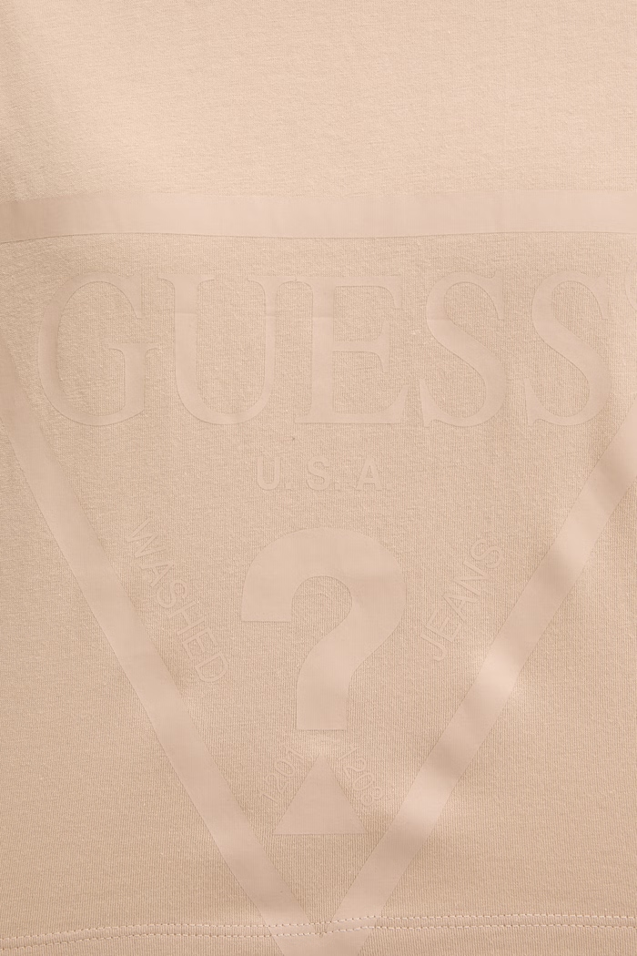 Guess t-shirt bawełniany ADELE V2YI06.K8HM0 beżowy