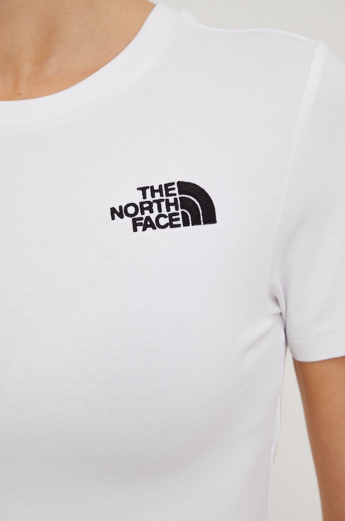 Тениска The North Face NF0A55AOFN41 бял