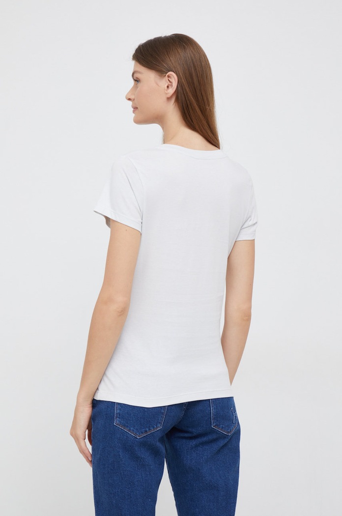 Bavlněné tričko Calvin Klein Jeans šedá J20J216466.9BYY