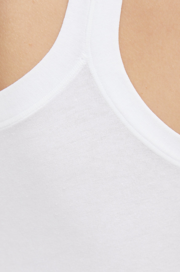 United Colors of Benetton топ 3ZQM1H291.101 бял