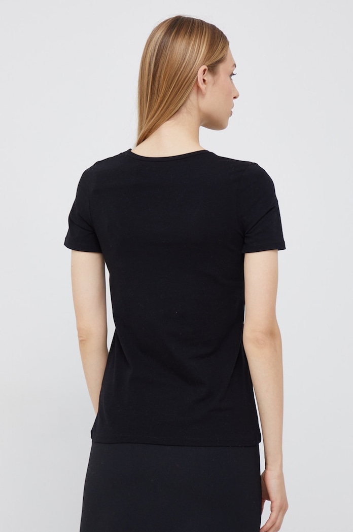 Дрехи United Colors of Benetton тениска 3ZQM3M857.100 черен