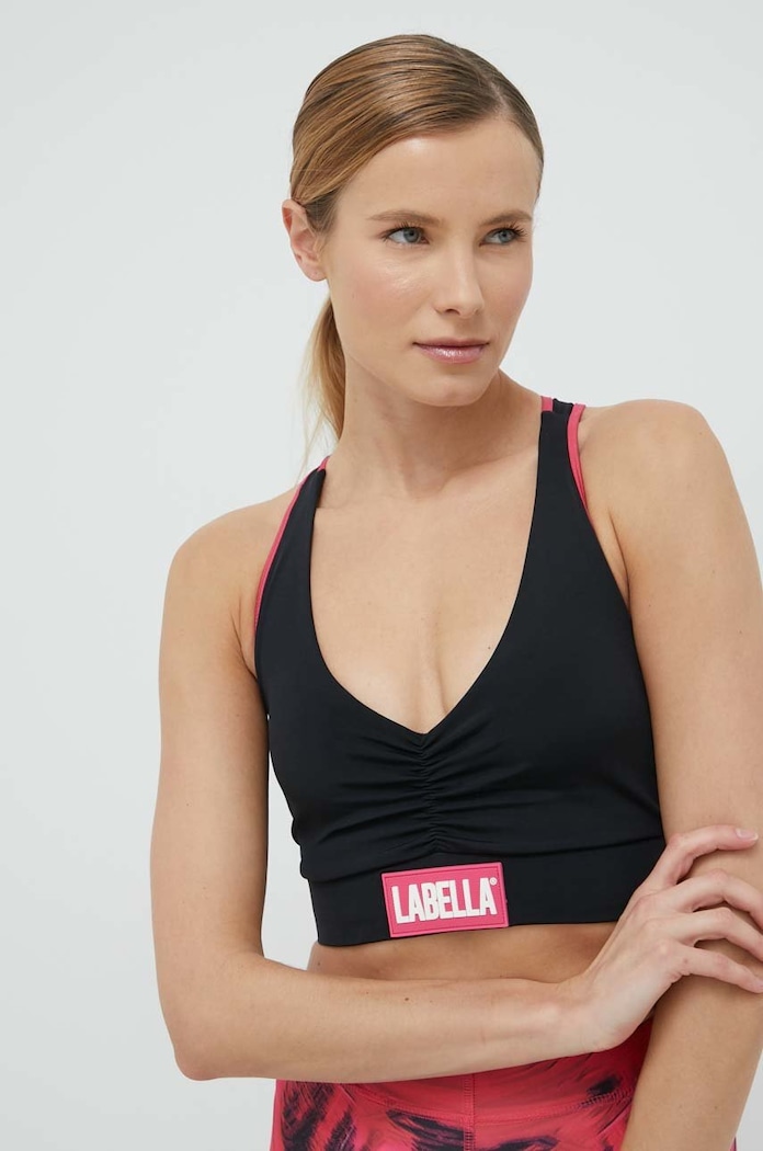 Odzież LaBellaMafia biustonosz sportowy Psycle Wave LB.26347 czarny