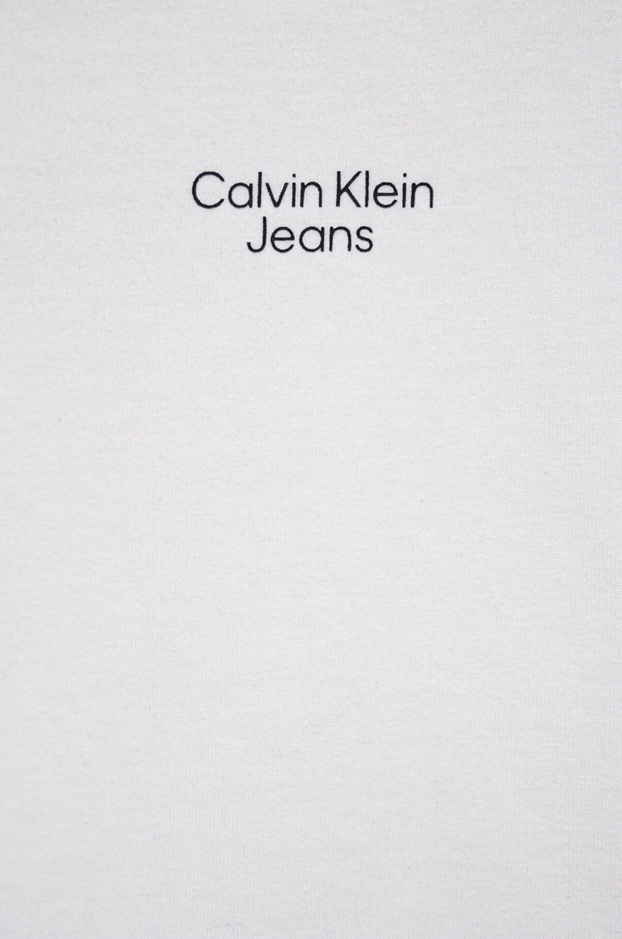 Chłopiec Calvin Klein Jeans t-shirt dziecięcy IN0IN00021.9BYY IN0IN00021.9BYY biały